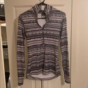 Three quarter zip long sleeve